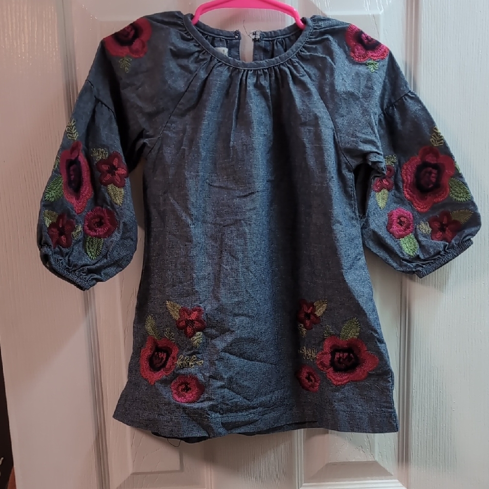 Mud Pie Blue Denim Dress